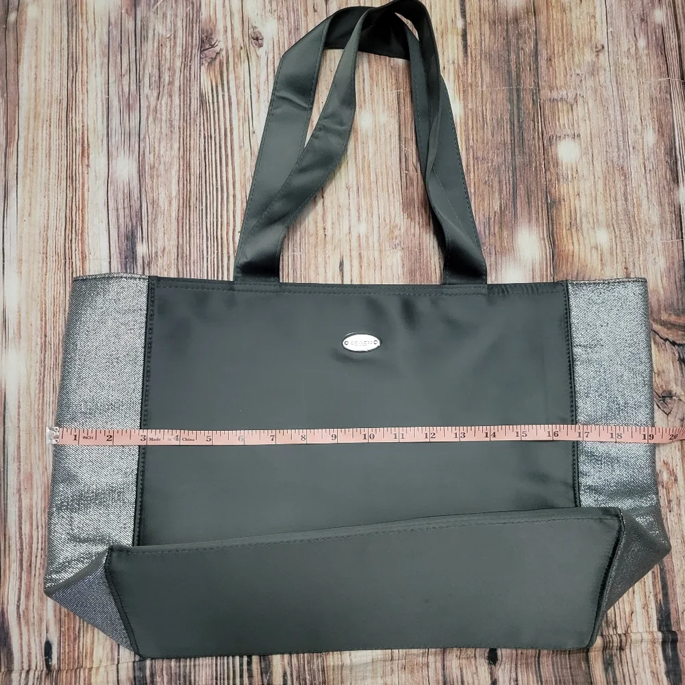 Coach Black and Glitter Tote Bag